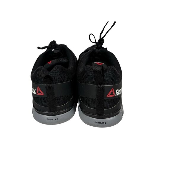 REEBOK SUBLITE CUSHION MENS 11.5 ALLOY TOE ATHLETIC WORK SHOES RB4041 BLACK ASTM - Picture 4 of 12